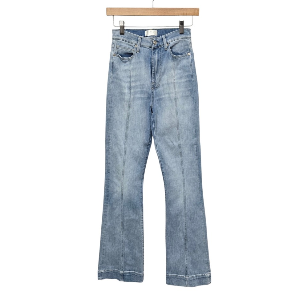 7 For All Mankind Light Blue Flare Jeans